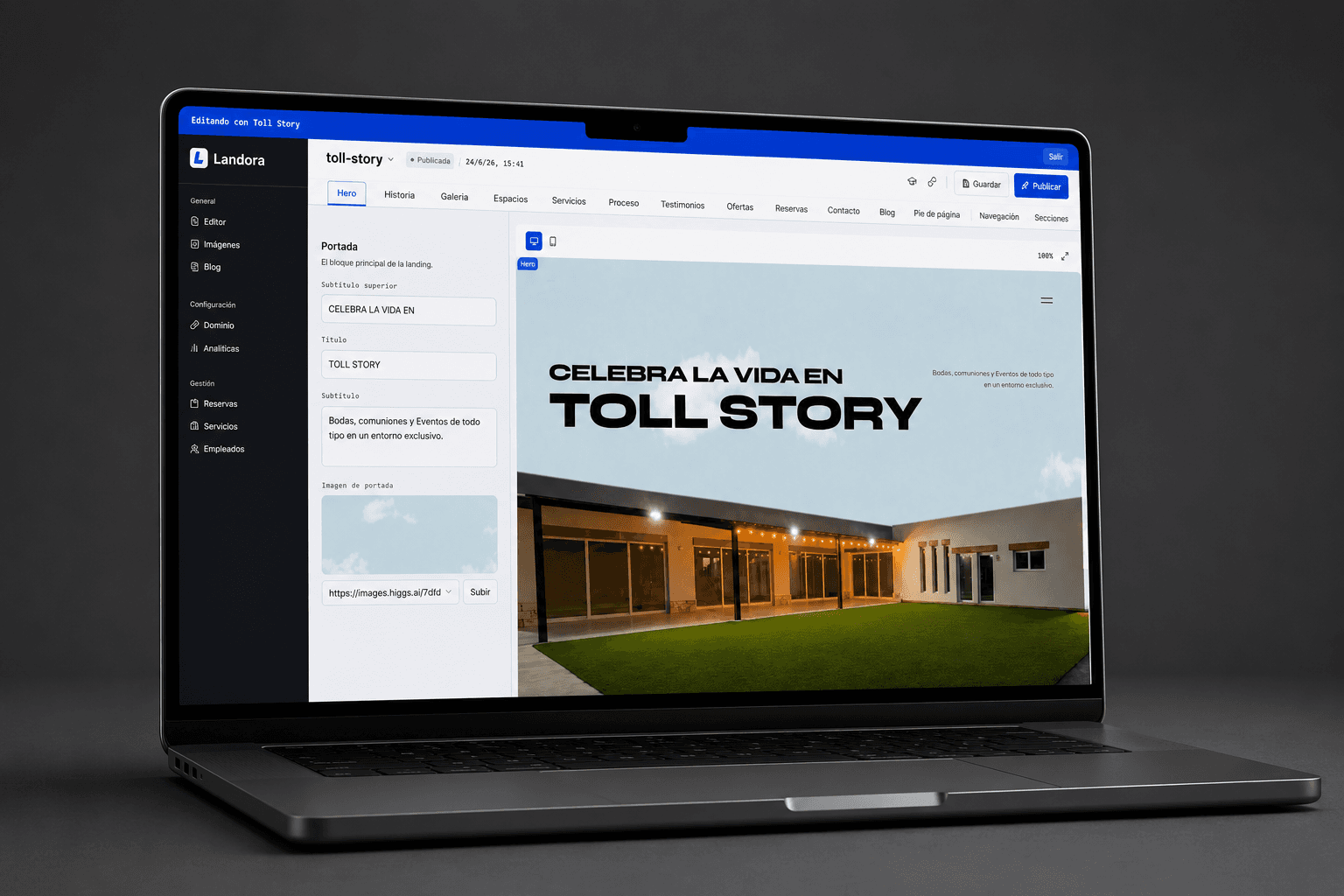 Landora - Multi-tenant CMS